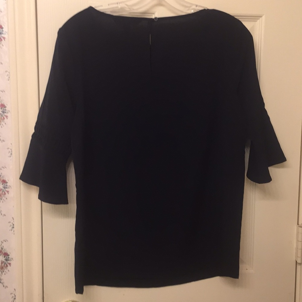 FINAL SALE Banana Republic Top, 3/4 Flared Sleeves - Picture 3 of 3